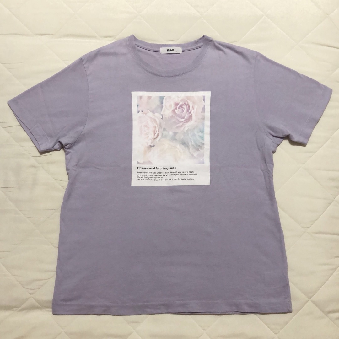 WEGO(ウィゴー)のフレッシュフォトグラフィックTシャツ レディースのトップス(Tシャツ(半袖/袖なし))の商品写真