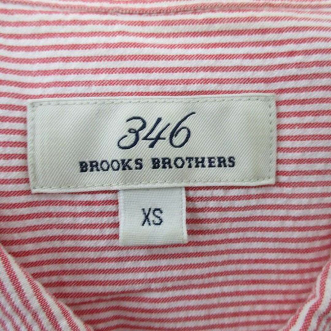 Brooks Brothers(ブルックスブラザース)のブルックスブラザーズ 346 シャツ ブラウス 半袖 コットン 刺繍 ストライプ メンズのトップス(シャツ)の商品写真