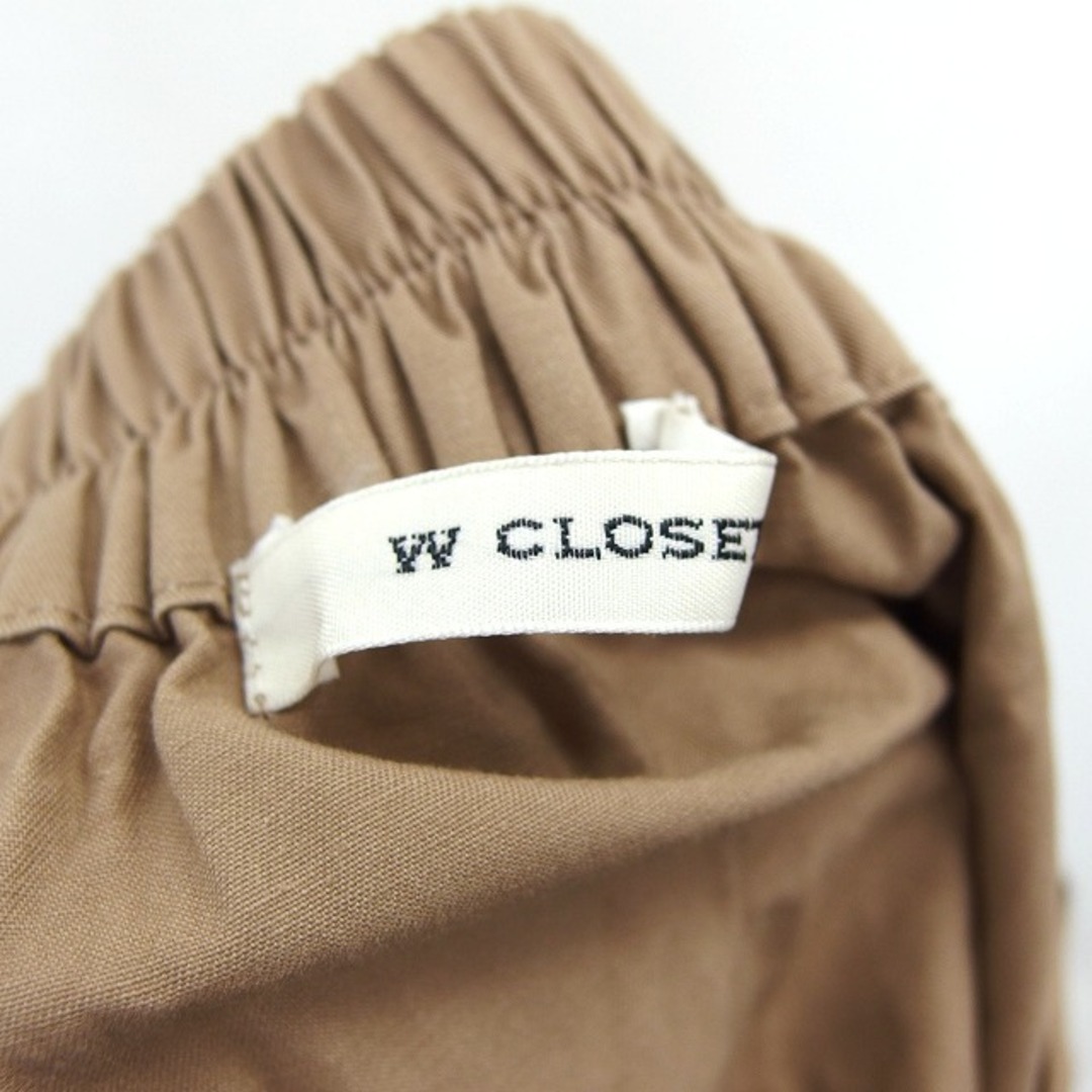 w closet(ダブルクローゼット)のダブルクローゼット w closet フレア スカート ロング アンクル丈 無地 レディースのスカート(ロングスカート)の商品写真
