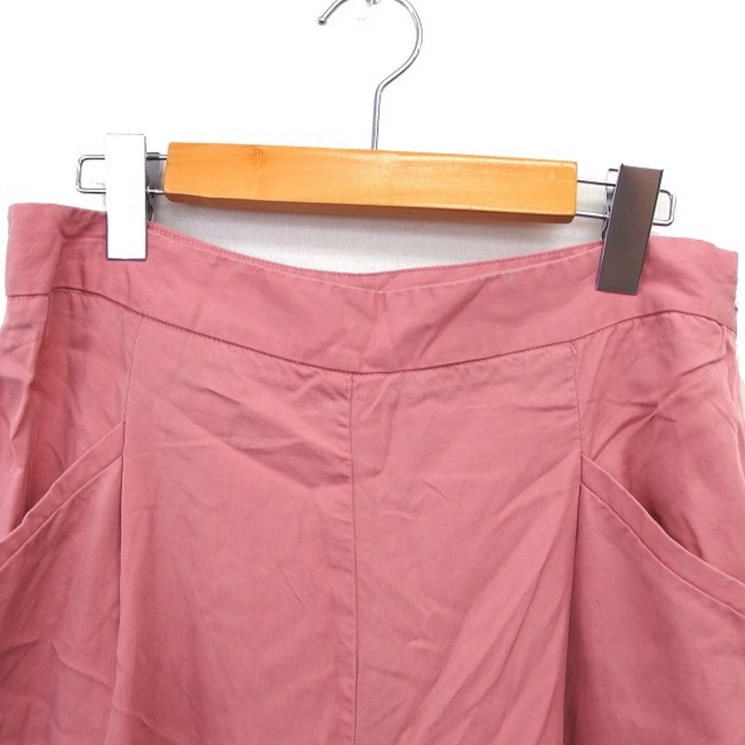 ZARA(ザラ)のザラ ZARA パンツ ワイド 薄手 サイドジップ シンプル L ピンク レディースのパンツ(その他)の商品写真
