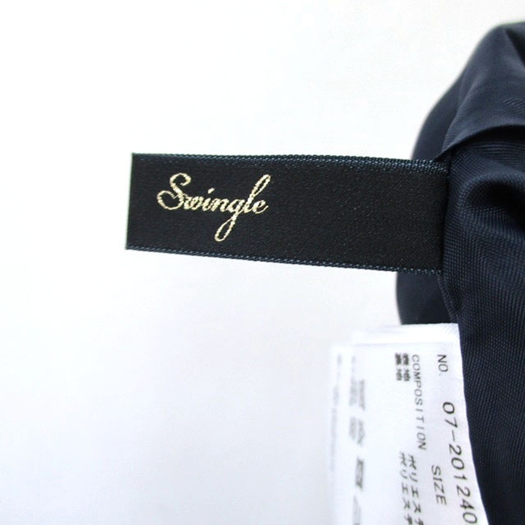 Swingle(スウィングル)のスウィングル Swingle プリーツスカート ロング 花柄 M ブラック 黒 レディースのスカート(ロングスカート)の商品写真