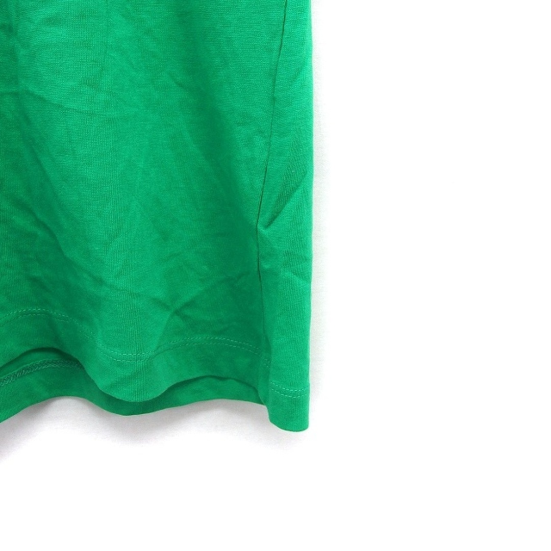 ZARA(ザラ)のザラ ZARA タグ付き フレンチスリーブ カットソー Tシャツ 丸首 無地 緑 レディースのトップス(その他)の商品写真