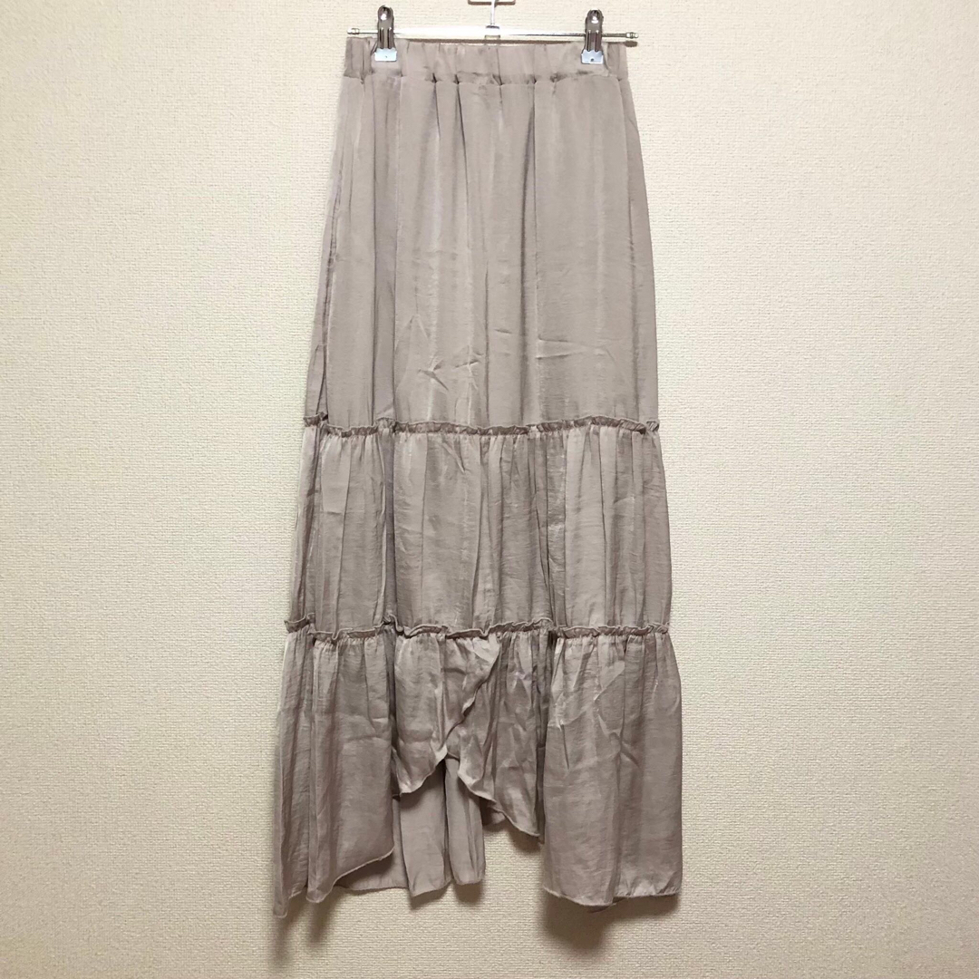 GRL(グレイル)のアシメトリーティアードスカート レディースのスカート(ロングスカート)の商品写真