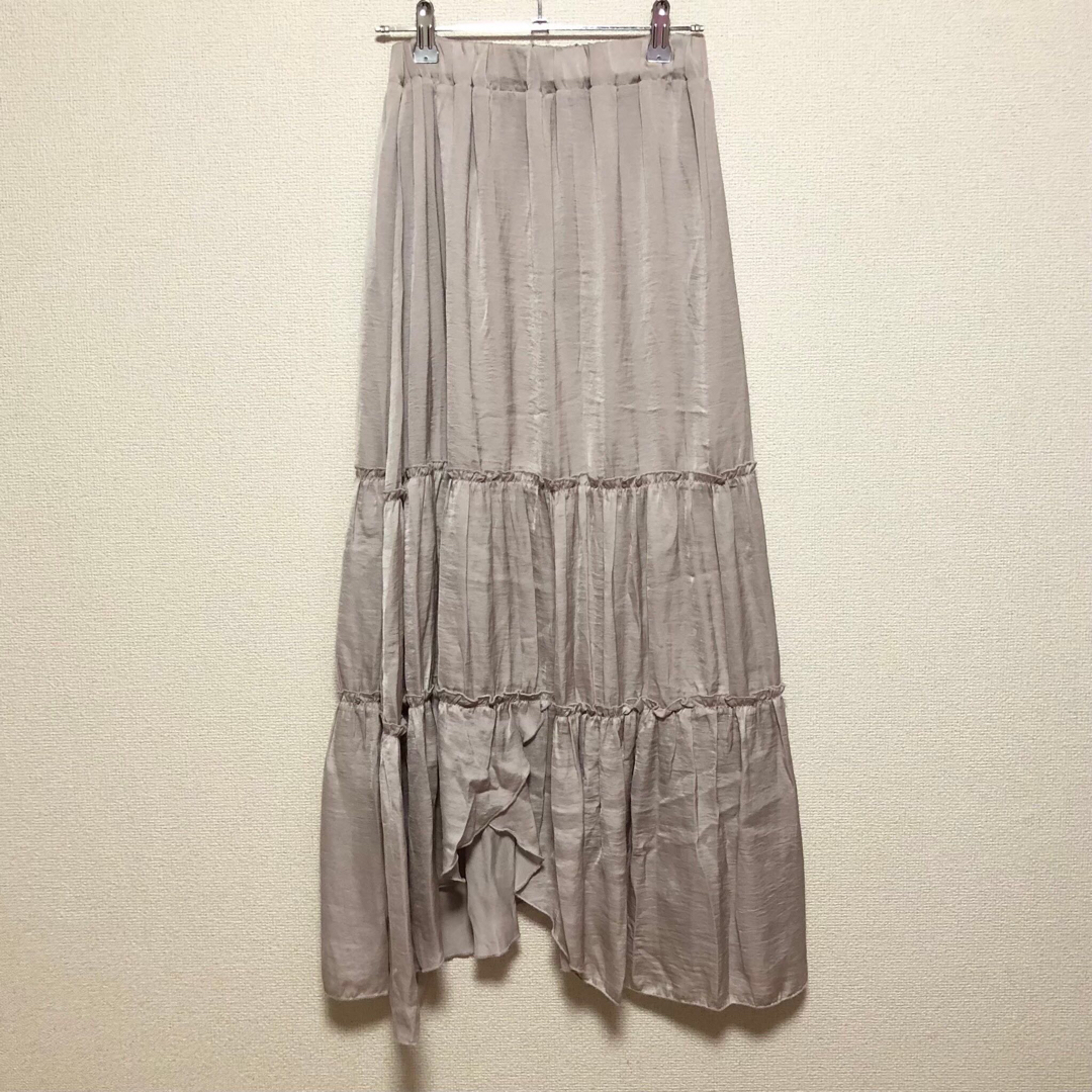 GRL(グレイル)のアシメトリーティアードスカート レディースのスカート(ロングスカート)の商品写真