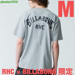 ロンハーマン(Ron Herman)のRHC × BILLABONG Logo Tee【M】半袖Tシャツ グレー 新品(Tシャツ/カットソー(半袖/袖なし))