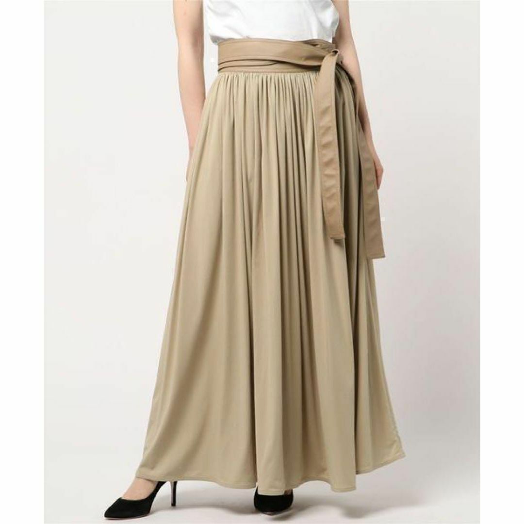 INSCRIRE(アンスクリア)の極美品✨　アンスクリア　Air ロングスカート　フェイクレザー　ブラック レディースのスカート(ロングスカート)の商品写真