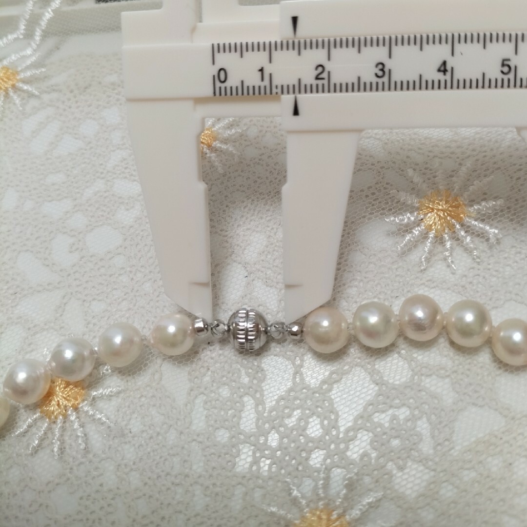 あこや本真珠（日本産）のマグネット式ネックレス レディースのアクセサリー(ネックレス)の商品写真