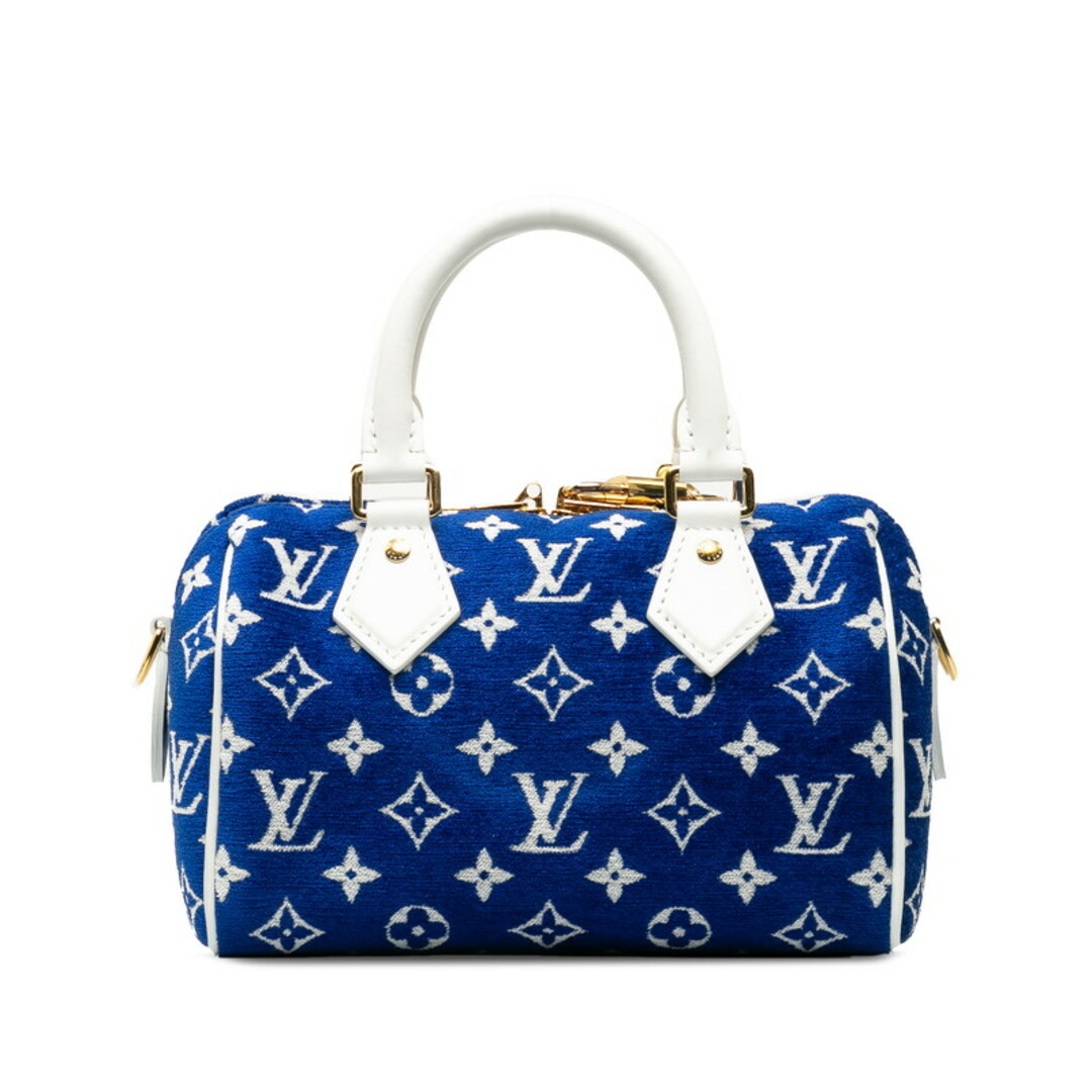 LOUIS VUITTON(ルイヴィトン)の美品 ルイ ヴィトン モノグラム ジャガード ベルベット スピーディ バンドリエール20 ハンドバッグ ショルダーバッグ 2WAY M20751 ベルベット レディース LOUIS VUITTON 【1-0136929】 レディースのバッグ(ショルダーバッグ)の商品写真