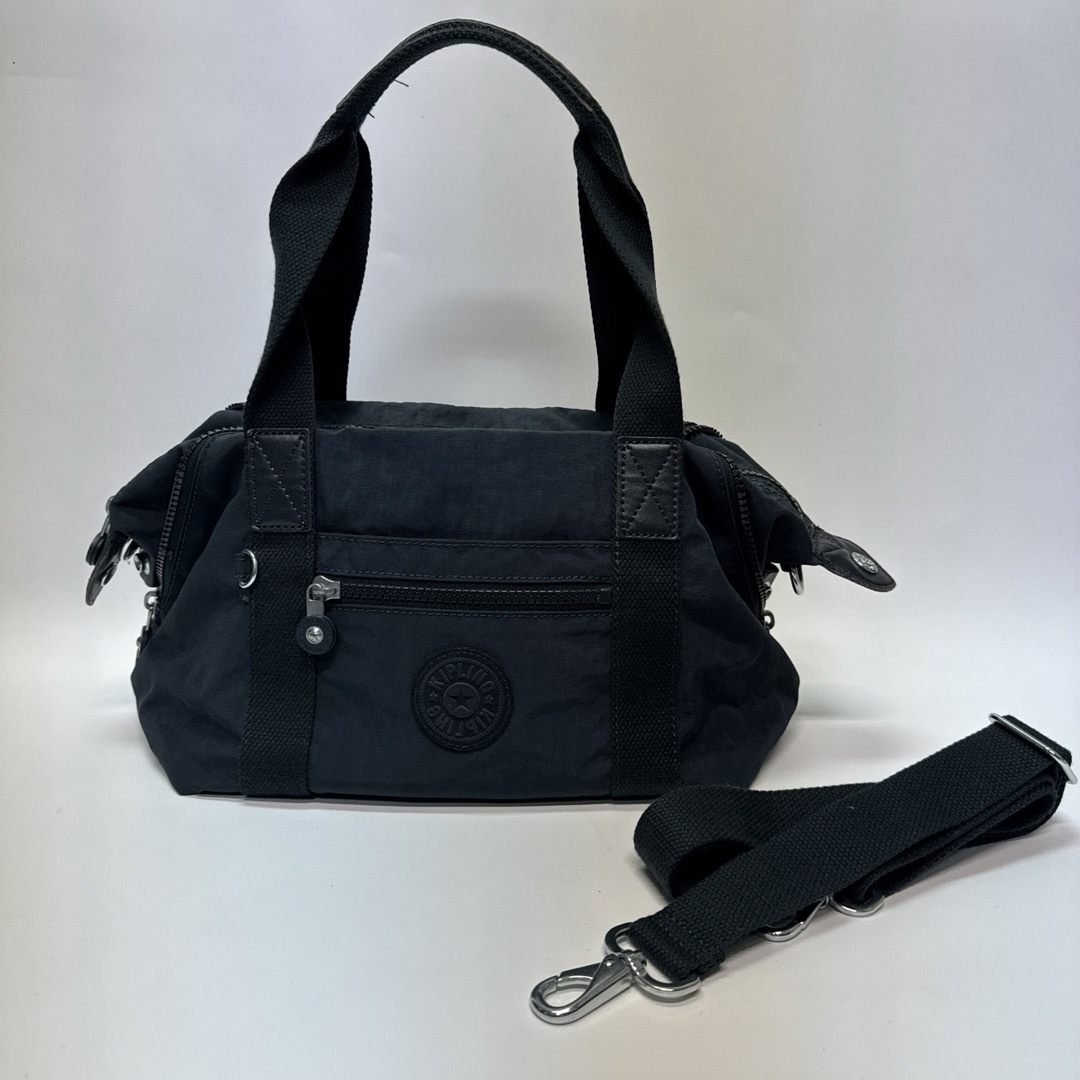 kipling(キプリング)のKipling 　ハンドバッグ　ショルダーバッグ　2way ネイビー　紺 レディースのバッグ(ショルダーバッグ)の商品写真