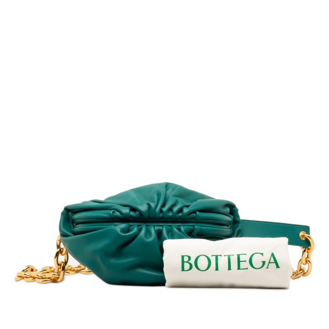 Bottega Veneta(ボッテガヴェネタ)の美品 ボッテガヴェネタ ザ チェーン ポーチ チェーン ショルダーバッグ 651445 レザー レディース BOTTEGAVENETA 【1-0141149】 レディースのバッグ(ショルダーバッグ)の商品写真