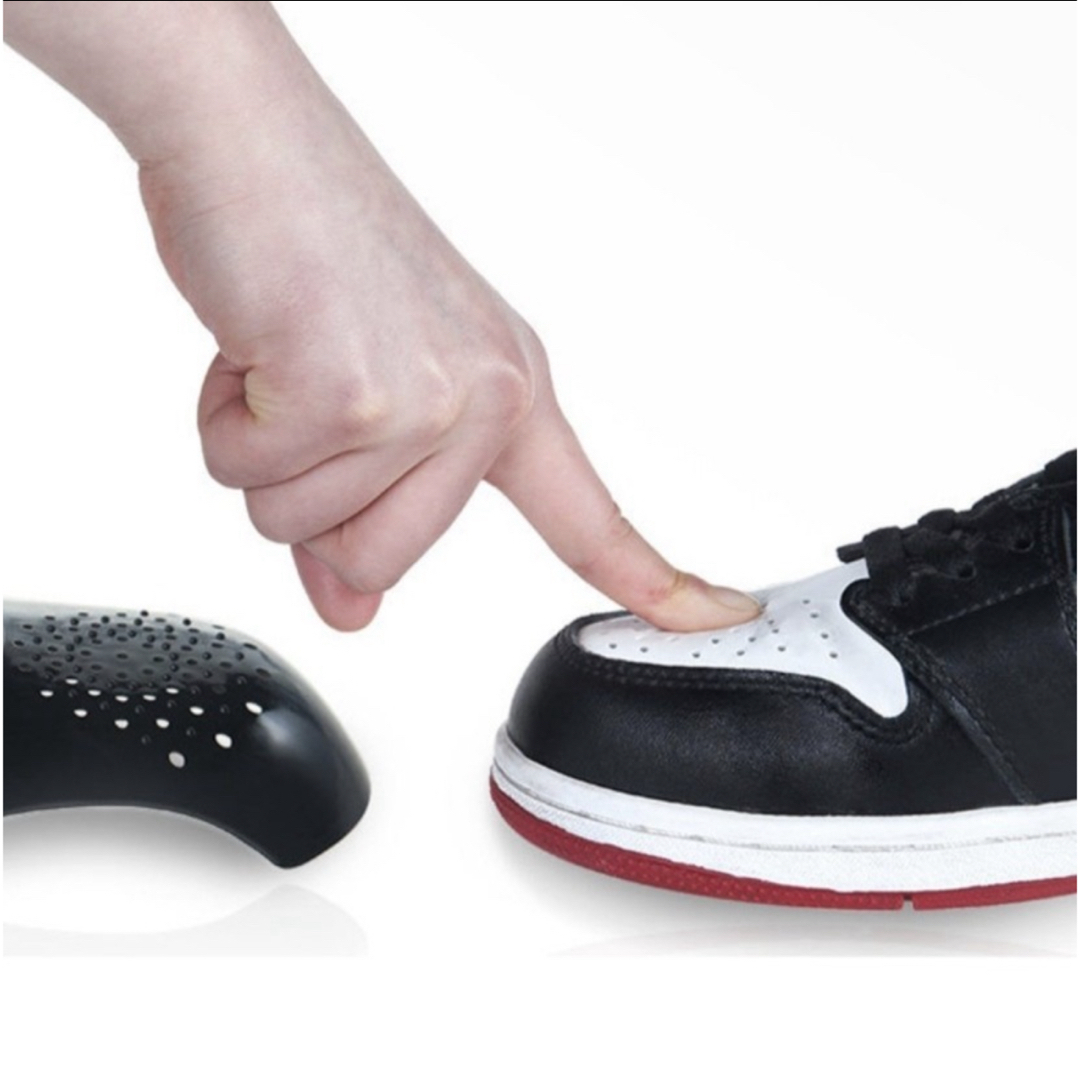 シューズガード スニーカー シワ 型崩れ 履きジワ　防止 シューキーパー 黒  メンズの靴/シューズ(スニーカー)の商品写真