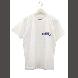 アザー(other)のPORK CHOP ポークチョップ プリント Tシャツ M ホワイト 半袖(Tシャツ/カットソー(半袖/袖なし))