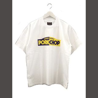 アザー(other)のポークチョップ BLOCK LOGO TEE ロゴプリント Tシャツ S(Tシャツ/カットソー(半袖/袖なし))