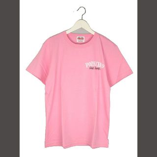 アザー(other)のポークチョップ PORK BACK TEE プリント Tシャツ M ピンク 半袖(Tシャツ/カットソー(半袖/袖なし))