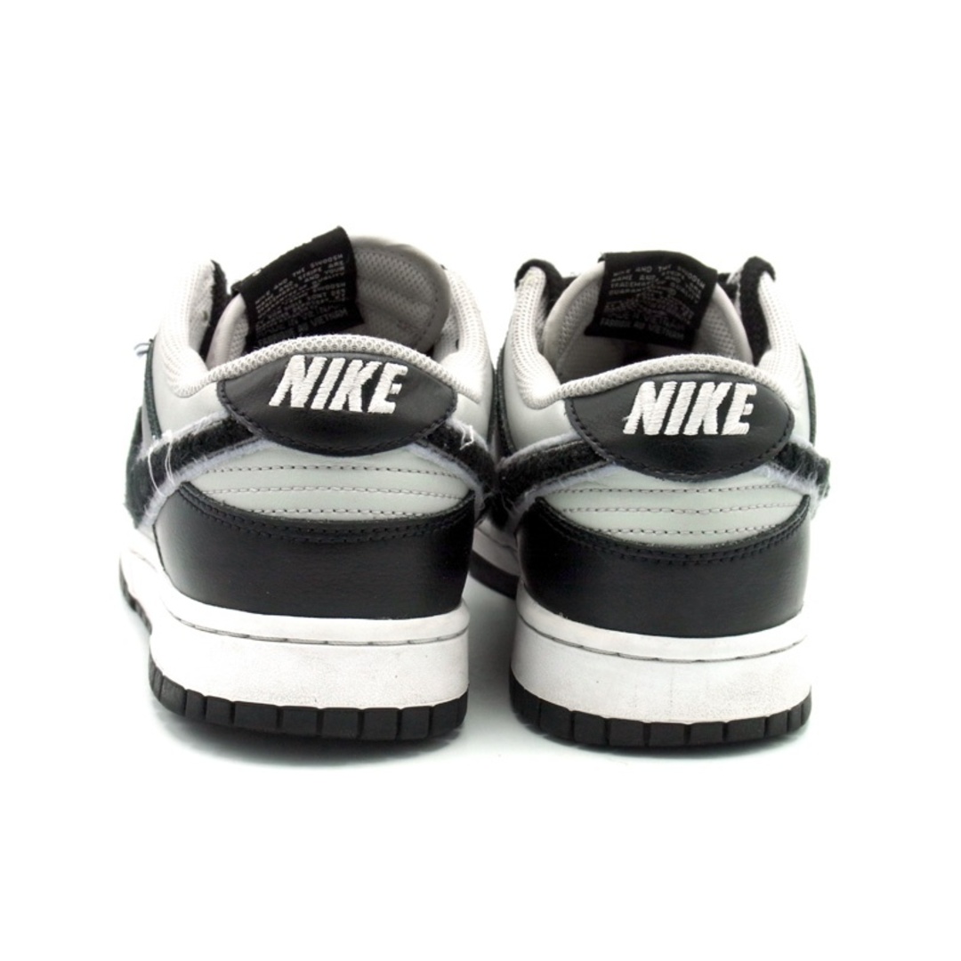 NIKE(ナイキ)のナイキ NIKE ■ 【 DUNK LOW Retro Chenille Swoosh Black Grey DQ7683 001 】 ダンク ロー レトロ シェニール スウッシュ ブラック グレー スニーカー　f22078 メンズの靴/シューズ(スニーカー)の商品写真