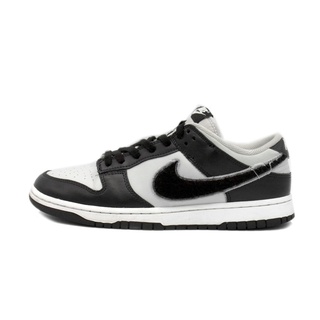 ナイキ(NIKE)のナイキ NIKE ■ 【 DUNK LOW Retro Chenille Swoosh Black Grey DQ7683 001 】 ダンク ロー レトロ シェニール スウッシュ ブラック グレー スニーカー　f22078(スニーカー)