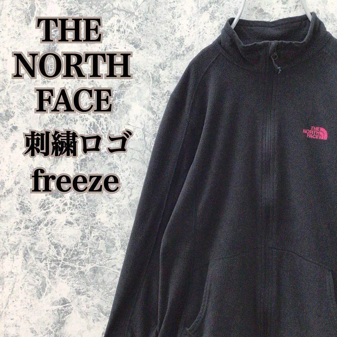 THE NORTH FACE(ザノースフェイス)のN44 USA規格ザノースフェイスワンポイント刺繍ロゴフリースジャケットブルゾン レディースのジャケット/アウター(ブルゾン)の商品写真