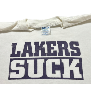 VINTAGE - 00s Lakers tシャツ レイカーズ　バスケットボール　レブロン　バスケ