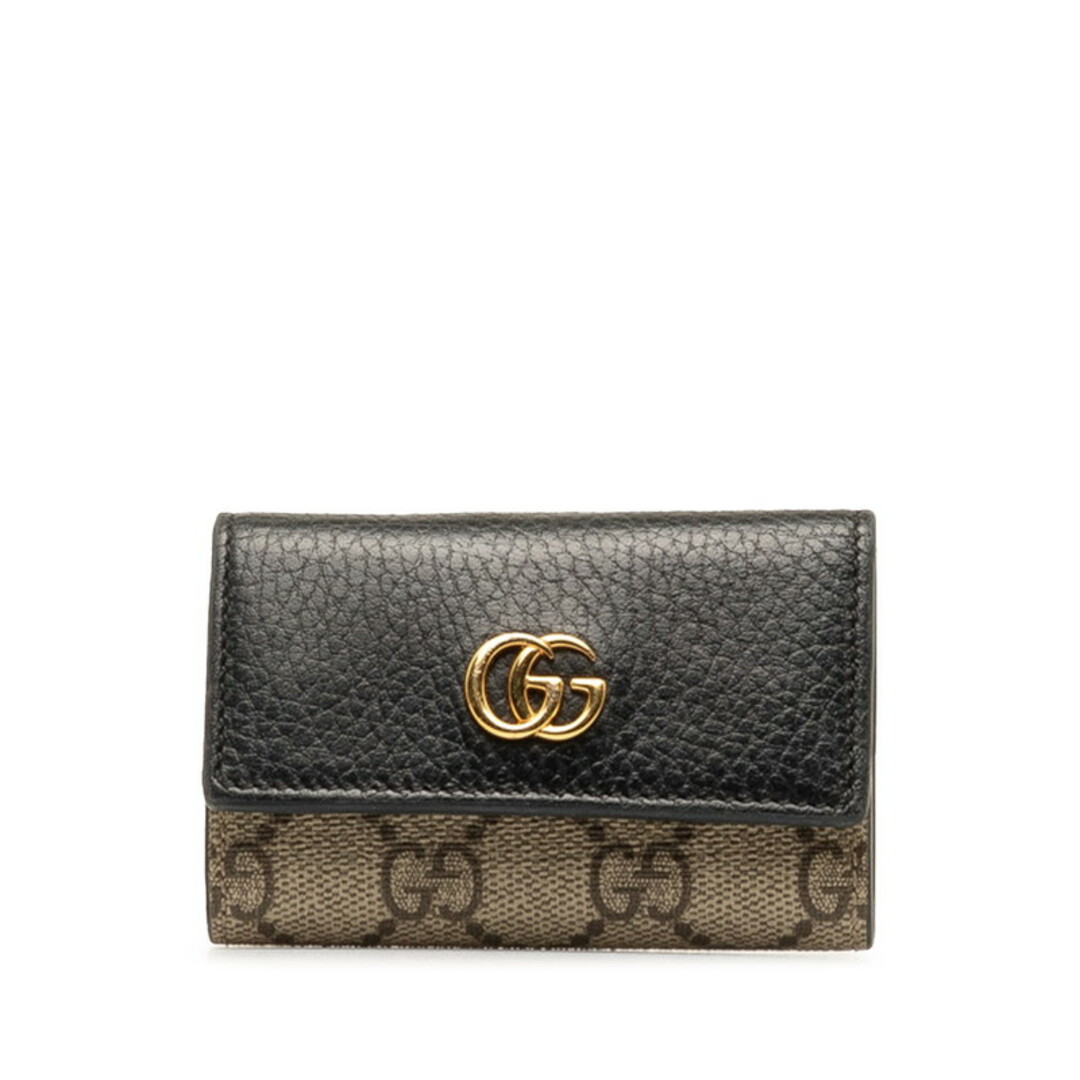 Gucci(グッチ)のグッチ GGスプリーム GGマーモント 6連 キーケース 456118 PVC レディース GUCCI 【1-0150070】 レディースのファッション小物(キーケース)の商品写真