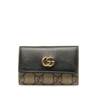 グッチ(Gucci)のグッチ GGスプリーム GGマーモント 6連 キーケース 456118 PVC レディース GUCCI 【1-0150070】(キーケース)