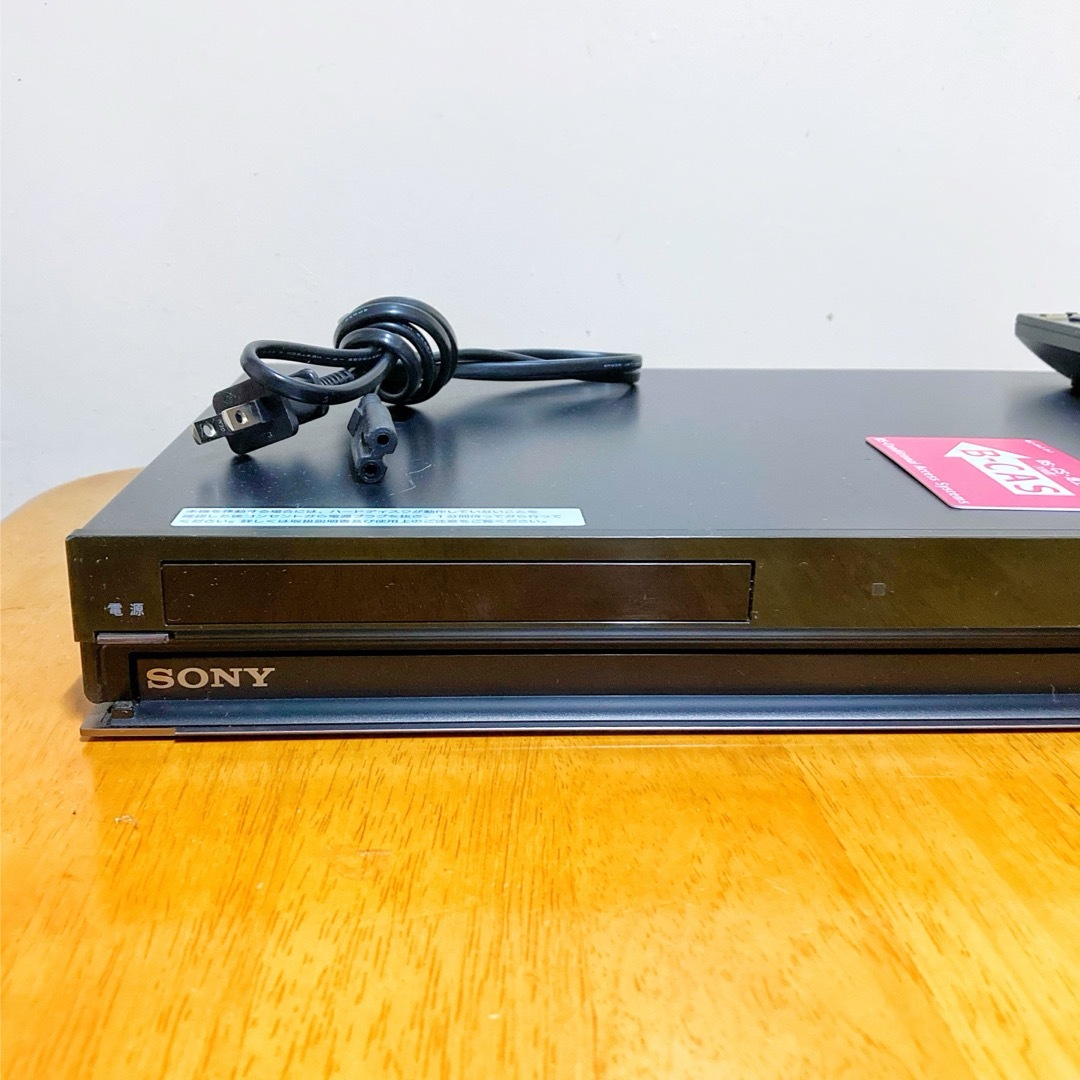 SONY(ソニー)のSONY ソニー　ブルーレイレコーダー HDD 500GB 2チューナー 2番組 スマホ/家電/カメラのテレビ/映像機器(ブルーレイレコーダー)の商品写真