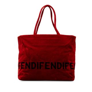 FENDI - フェンディ ロゴ ハンドバッグ トートバッグ ベロア レディース FENDI 【1-0150084】