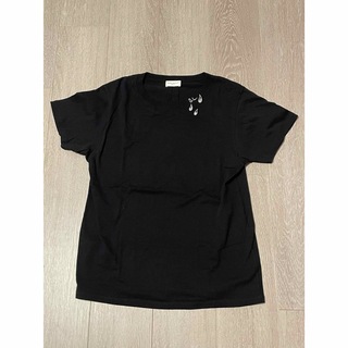 サンローラン(Saint Laurent)のサンローランTシャツ ブラックsサイズ ユニセックス 美品(Tシャツ/カットソー(半袖/袖なし))