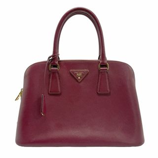 プラダ(PRADA)のプラダ PRADA ハンドバッグ ショルダーバッグ レザー ワインレッド レディース 送料無料【中古】 z1025(ハンドバッグ)