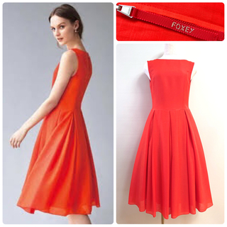 フォクシー(FOXEY)の未使用 Claire Swing Dress フォクシー ロング ワンピース(ロングワンピース/マキシワンピース)