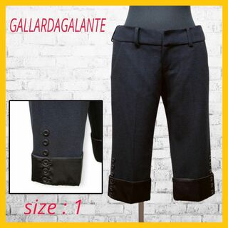 GALLARDA GALANTE - 美品 ガリャルダガランテ ハーフ パンツ キュロット ダブル 1 M ブラック
