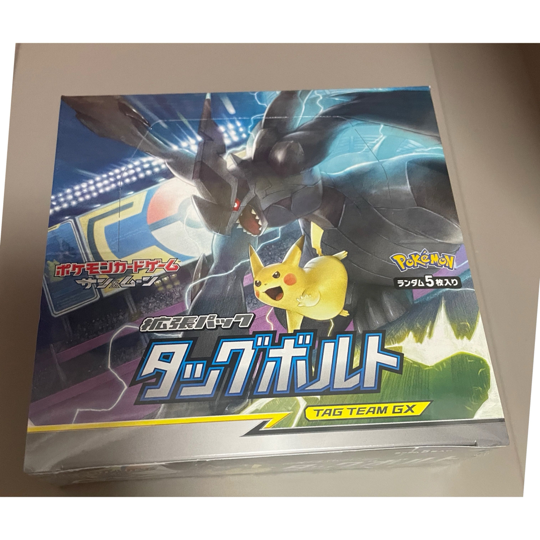 ポケモン(ポケモン)のタッグボルト ポケモンカード BOX 1箱 エンタメ/ホビーのトレーディングカード(Box/デッキ/パック)の商品写真