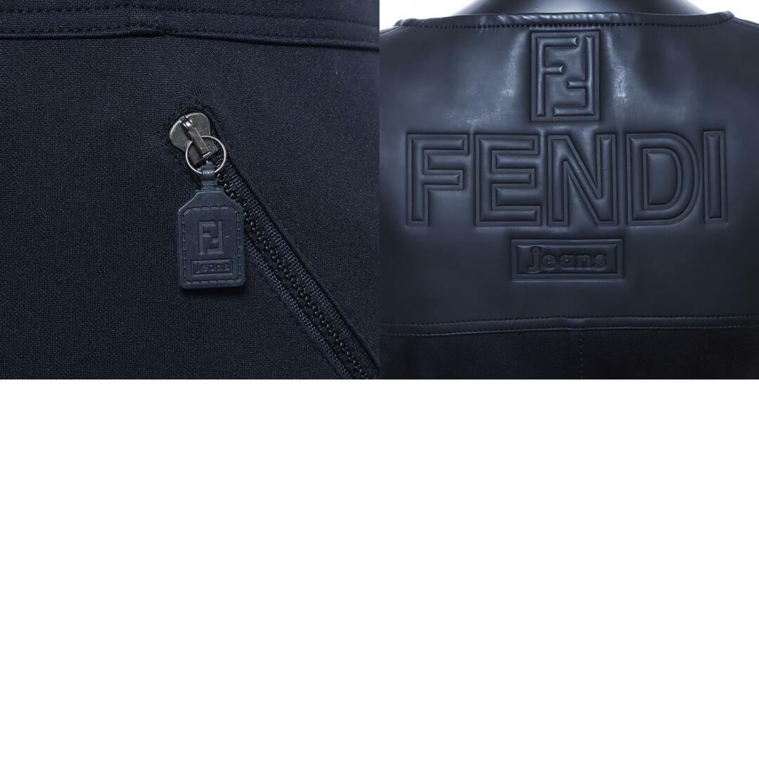 FENDI(フェンディ)のフェンディ FENDI ビッグロゴ ジップアップ ワンピース ナイロン レディースのワンピース(その他)の商品写真