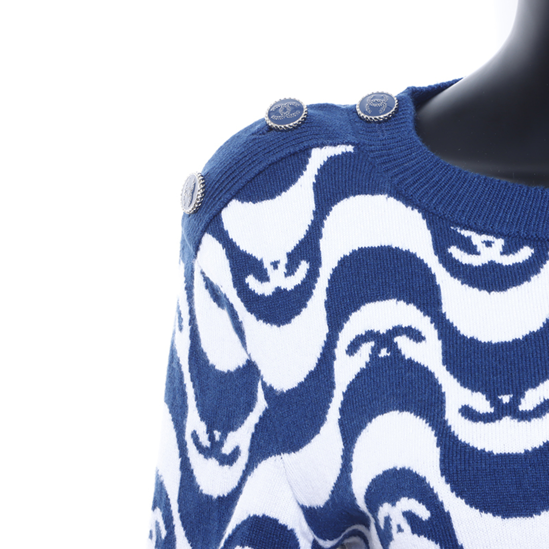 CHANEL - シャネル CHANEL ココボタン ニット カシミヤの通販 by NUIR CHANEL - シャネル CHANEL ココボタン ニット カシミヤの通販 by NUIR