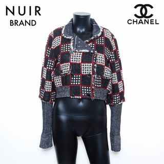 シャネル(CHANEL)のシャネル CHANEL ツイード チェック ジャケット ウール(その他)