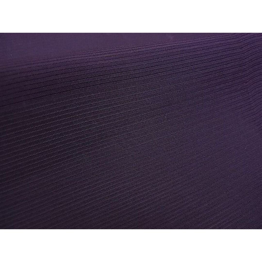 平和屋2■夏物　色無地　絽　葡萄色　逸品　DAAC1444wb レディースの水着/浴衣(着物)の商品写真