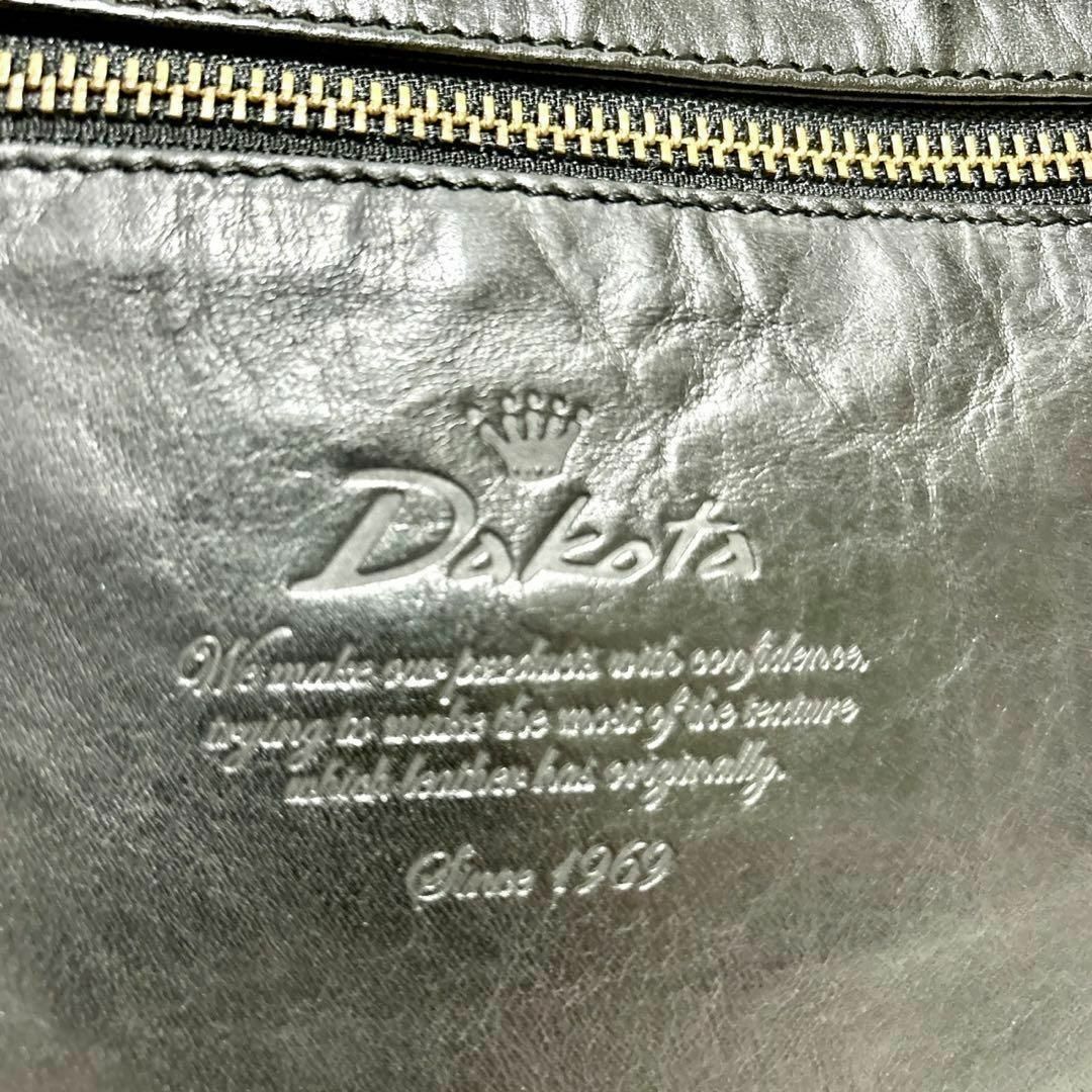 Dakota(ダコタ)の美品　Dakota ダコタ　ショルダーバッグ　レザー　ユニセックス　ブラック レディースのバッグ(ショルダーバッグ)の商品写真
