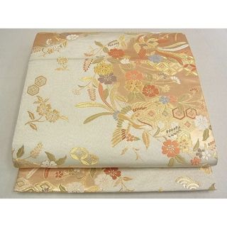 平和屋着物◎六通柄袋帯　鳳凰吉祥花文　金銀糸　逸品　DAAB1449jm(帯)