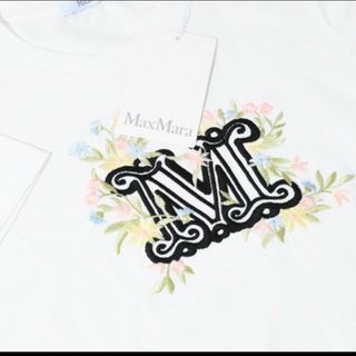 マックスマーラ(Max Mara)のMax Mara ロゴコットンTシャツ 新品タグ付き(Tシャツ/カットソー(半袖/袖なし))