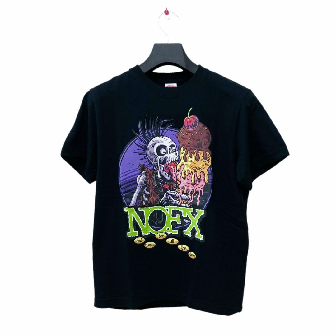 送無■新品未使用【NOFX】ファイナルツアービッグクリームTシャツ 黒 メンズのトップス(Tシャツ/カットソー(半袖/袖なし))の商品写真