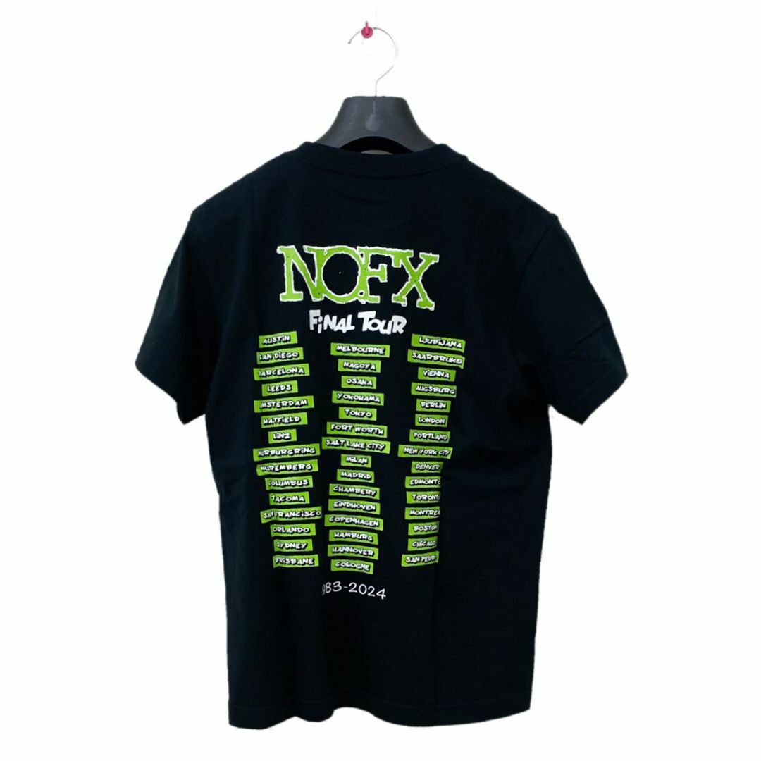 送無■新品未使用【NOFX】ファイナルツアービッグクリームTシャツ 黒 メンズのトップス(Tシャツ/カットソー(半袖/袖なし))の商品写真