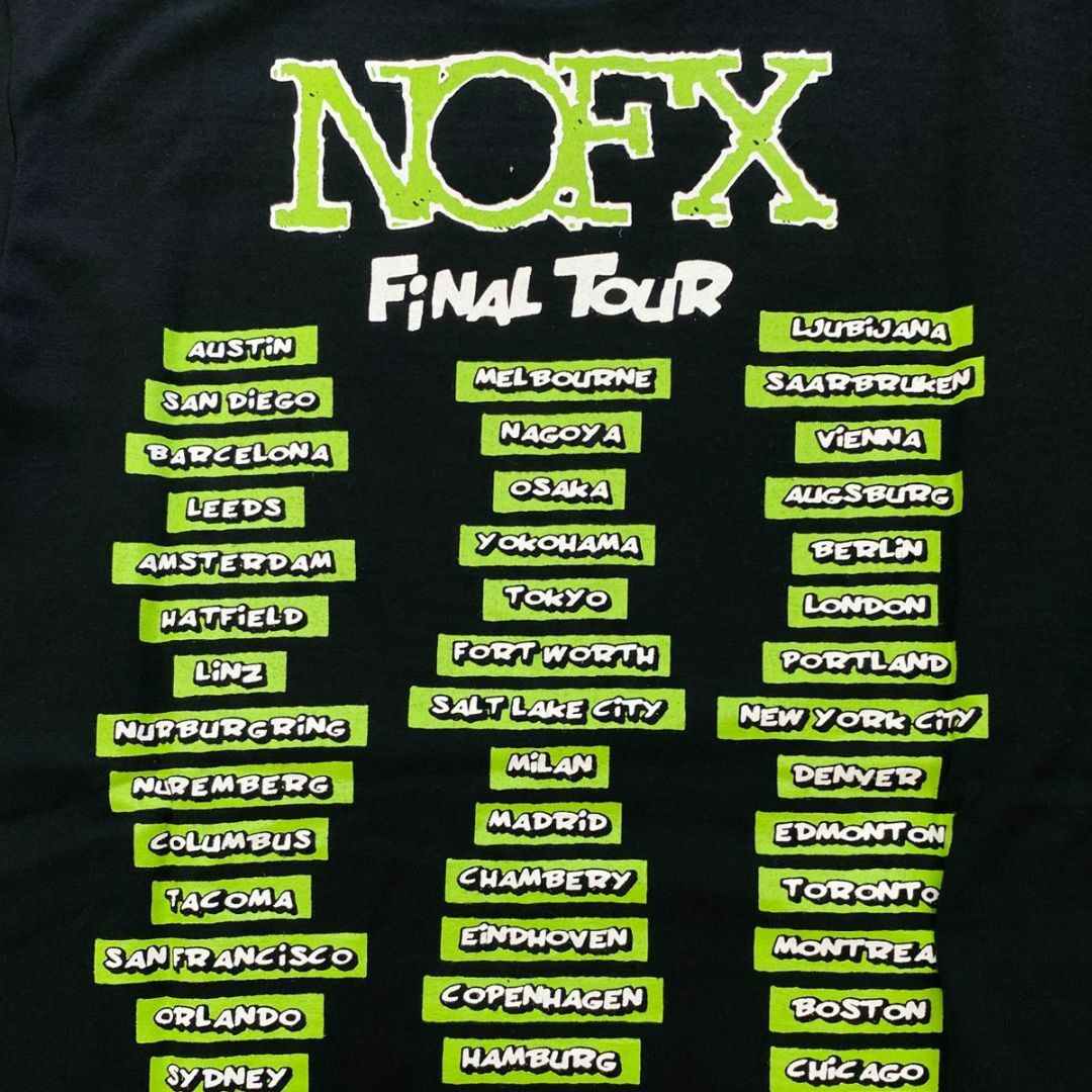 送無□新品未使用【NOFX】ファイナルツアービッグクリームT 送無□新品未使用【NOFX】ファイナルツアービッグクリームT