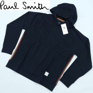 Paul Smith - 【新品タグ付き】ポールスミス ストライプパーカー/フーディー M ダークネイビー