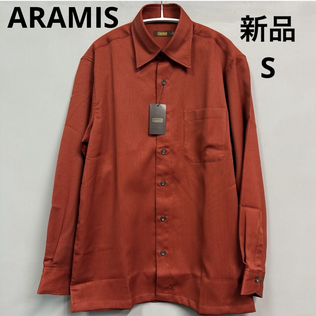 Aramis(アラミス)のARAMIS アラミス　カラーシャツ　長袖　未使用　S レッド　赤　メンズ メンズのトップス(シャツ)の商品写真