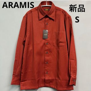 アラミス(Aramis)のARAMIS アラミス　カラーシャツ　長袖　未使用　S レッド　赤　メンズ(シャツ)