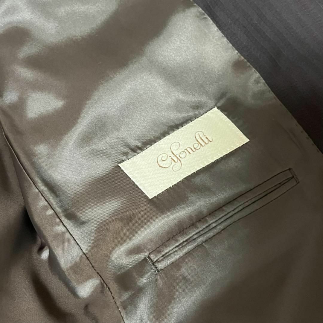 Ermenegildo Zegna(エルメネジルドゼニア)の美品 Cifonelli Zegna スーツ セットアップ オーダー品 ブラウン メンズのスーツ(その他)の商品写真