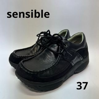 sensible センシブル　ストレッチウォーカー シューズ　37 ブーツ　本革