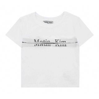 Matin Kim マーティンキム白　Tシャツ(Tシャツ(半袖/袖なし))