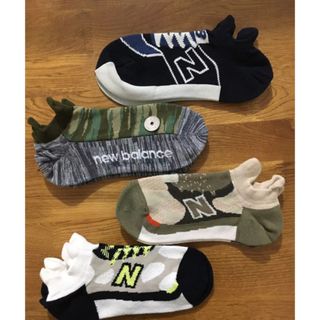 新品ニューバランスnew balance メンズソックス靴下4足セット41085