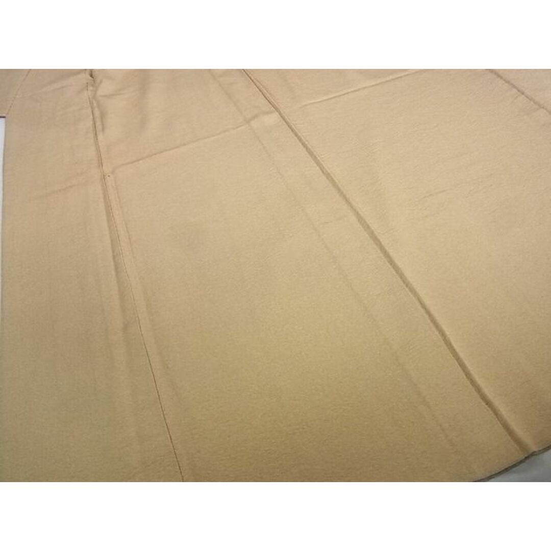 平和屋2■上質な色無地　単衣　榛色　逸品　DAAC2173ic レディースの水着/浴衣(着物)の商品写真