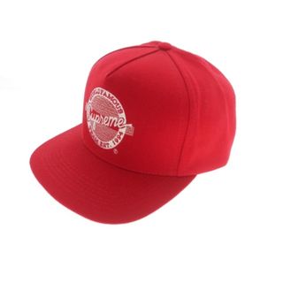 シュプリーム(Supreme)のSUPREME College Circle 5 Panel Cap レッド 赤(その他)